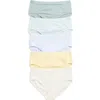 Nordstrom Rack Seamless 5-pack Full Briefs In Multi