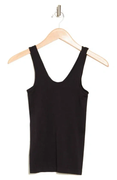 Nordstrom Rack Seamless Reversible Tank In Black