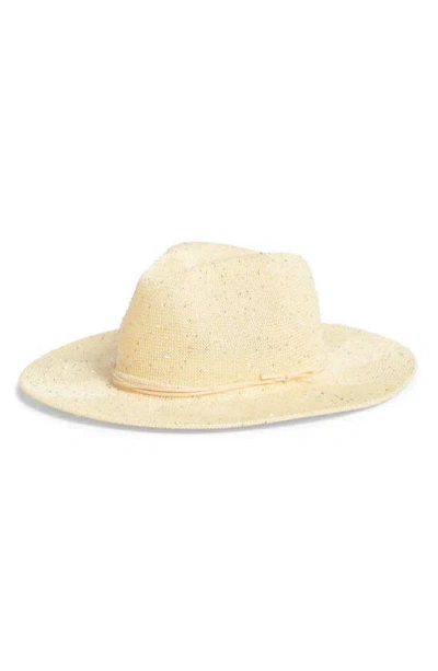 Nordstrom Rack Sequin Knit Panama Hat In Neutral