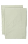 Nordstrom Rack Set Of 2 460 Thread Count Cotton Sateen Pillowcases In Green