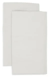 Nordstrom Rack Set Of 2 460 Thread Count Cotton Sateen Pillowcases In Grey Vapor