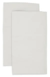 Nordstrom Rack Set Of 2 460 Thread Count Cotton Sateen Pillowcases In Grey Vapor
