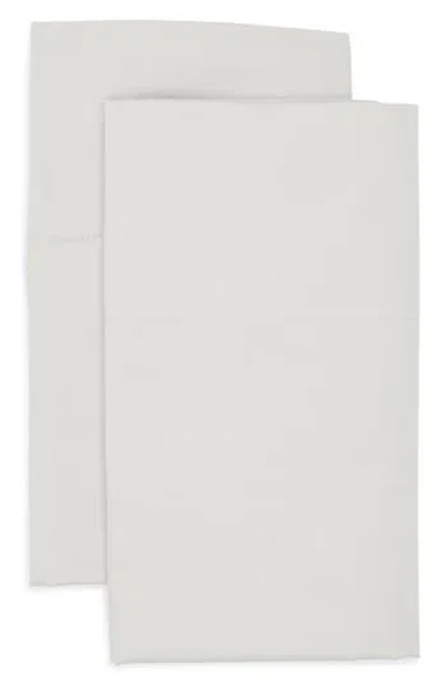 NORDSTROM RACK NORDSTROM RACK SET OF 2 460 THREAD COUNT COTTON SATEEN PILLOWCASES