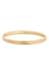 Nordstrom Rack Set Of 2 Demi Fine Textured Bangle Bracelets