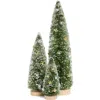 Nordstrom Rack Set Of 3 Bottlebrush Tree Decor In Metallic Multi