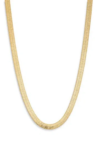 Nordstrom Rack Shimmer Dust Snake Chain Necklace In Burgundy