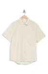 Nordstrom Rack Short Sleeve Cotton Poplin Button-up Shirt