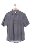 Nordstrom Rack Short Sleeve Poplin Button-up Shirt