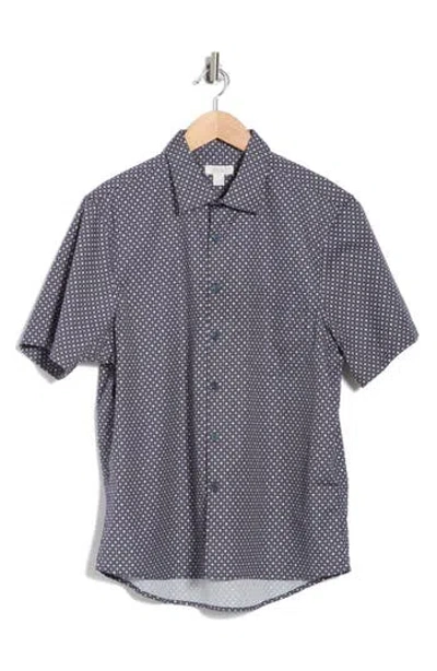 Nordstrom Rack Short Sleeve Poplin Button-up Shirt