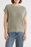 Nordstrom Rack Short Sleeve Sweater In Green