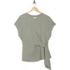 Nordstrom Rack Short Sleeve Tie Detail Top