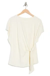 Nordstrom Rack Short Sleeve Tie Detail Top In White