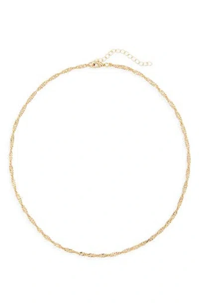 Nordstrom Rack Singapore Chain Necklace In Gold