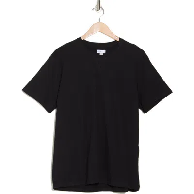 Nordstrom Rack Sleep Basics Cotton Pajama T-shirt In Black
