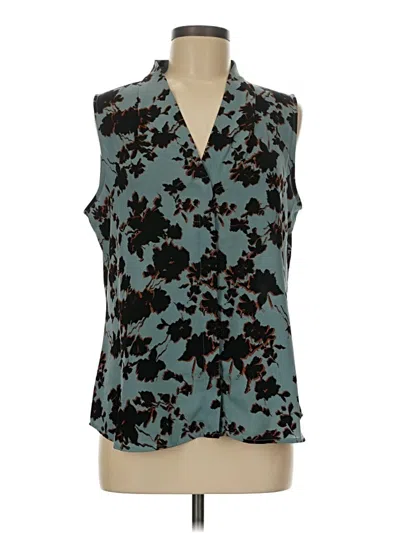 Pre-owned Nordstrom Rack Sleeveless Blouse In Blue