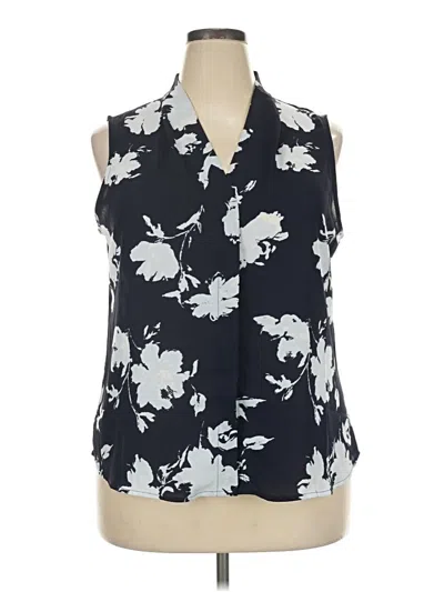 Pre-owned Nordstrom Rack Sleeveless Blouse In Blue