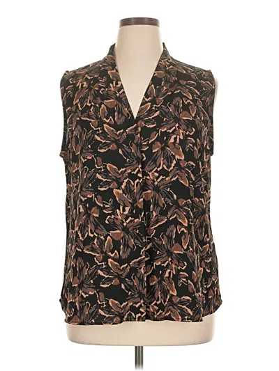 Pre-owned Nordstrom Rack Sleeveless Blouse In Brown