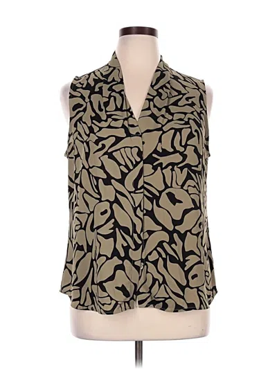 Pre-owned Nordstrom Rack Sleeveless Blouse In Brown