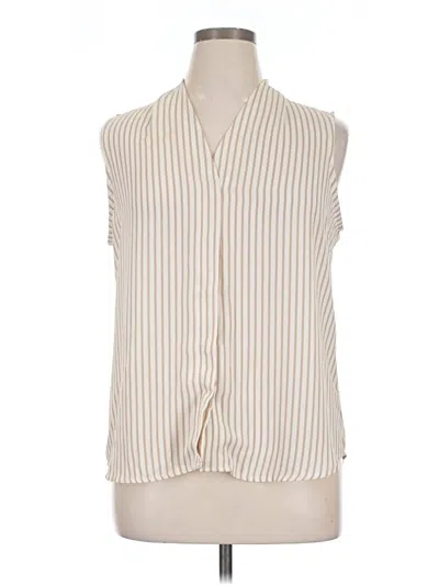 Pre-owned Nordstrom Rack Sleeveless Blouse In Ivory