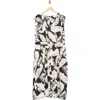 Nordstrom Rack Sleeveless Tie Waist Midi Dress