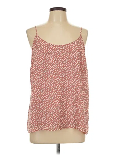 Pre-owned Nordstrom Rack Sleeveless Top Red Scoop Neck Tops