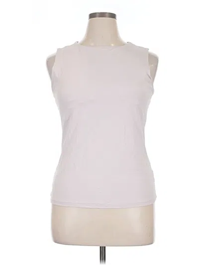 Pre-owned Nordstrom Rack Sleeveless T-shirt In Ivory