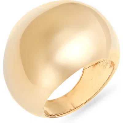 Nordstrom Rack Smooth Dome Ring In Gold