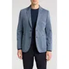 Nordstrom Rack Soft Knit Sport Coat In Navy Tuscan Texture