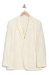 Nordstrom Rack Solid Notch Lapel Linen Sport Coat In Ivory Pristine