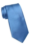 Nordstrom Rack Solid Satin Tie In Blue