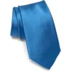 Nordstrom Rack Solid Satin Tie In Blue