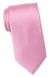 Nordstrom Rack Solid Satin Tie In Pink