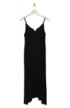 Nordstrom Rack Spaghetti Strap Cover-up Dress In Black