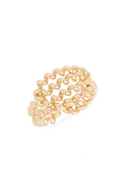 Nordstrom Rack Spiral Coil Ring In Gold