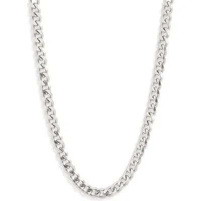 Nordstrom Rack Stainless Steel Curb Chain Necklace