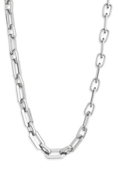 Nordstrom Rack Stainless Steel Smooth Link Necklace