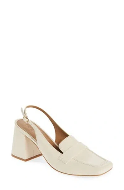 Nordstrom Rack Stasia Loafer Pump In Ivory Patent
