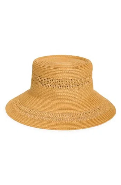 Nordstrom Rack Straw Latern Hat In Yellow