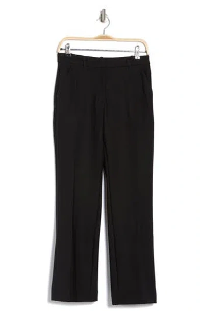 Nordstrom Rack Stretch Crepe Bootcut Pants In Black