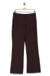 Nordstrom Rack Stretch Crepe Bootcut Pants In Brown Ganache