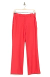 Nordstrom Rack Stretch Crepe Bootcut Pants In Red Toreador
