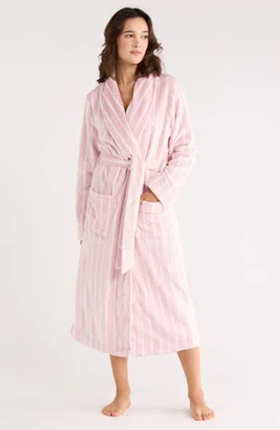 Nordstrom Rack Stripe Plush Midi Robe