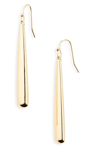 Nordstrom Rack Tapered Bar Drop Earrings In Gold