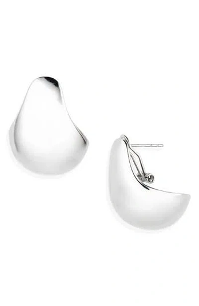 Nordstrom Rack Teardrop Stud Earrings In Silver