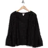 Nordstrom Rack Tie Neck Long Sleeve Top In Black