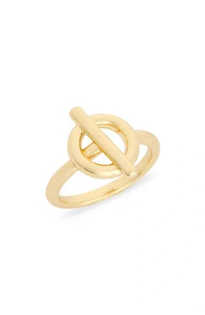 Nordstrom Rack Toggle Knot Ring In Gold