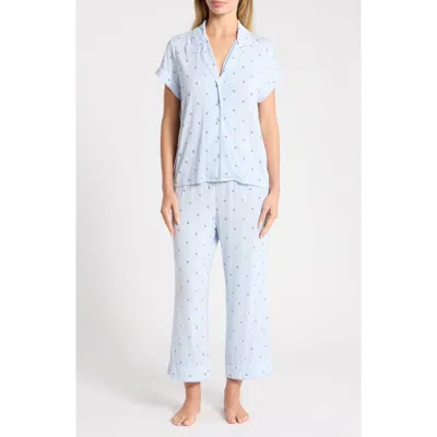 Nordstrom Rack Tranquility Cropped Pajamas In Blue