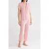 Nordstrom Rack Tranquility Cropped Pajamas In Pink Beauty