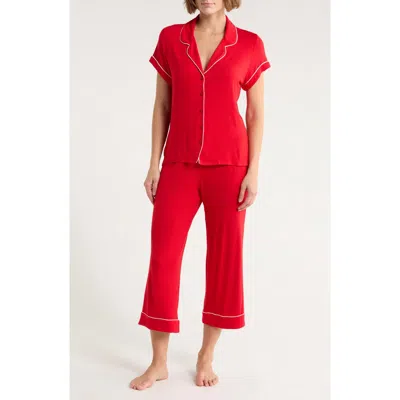 Nordstrom Rack Tranquility Cropped Pajamas In Red