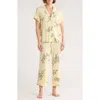 Nordstrom Rack Tranquility Cropped Pajamas In Yellow